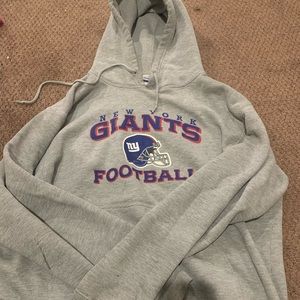 Reebok mens pull over hoodie (giants/nfl)